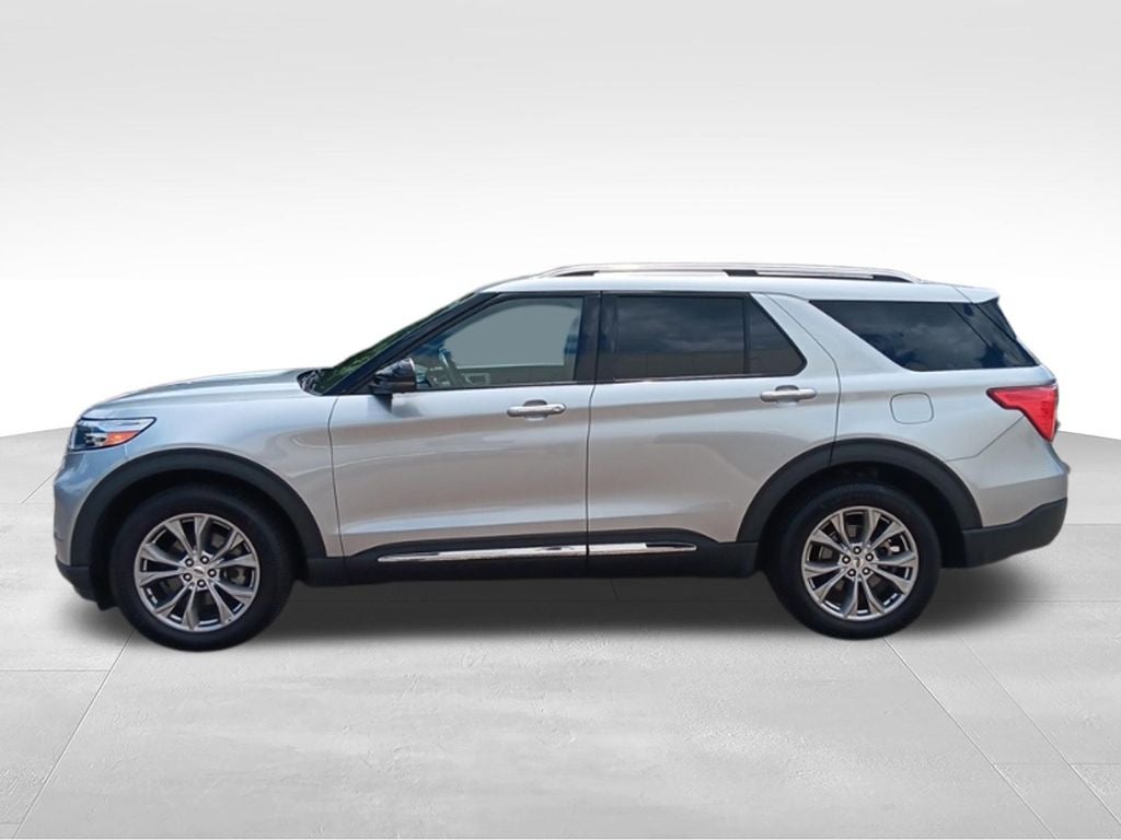 2022 Ford Explorer — rear three-quarter view