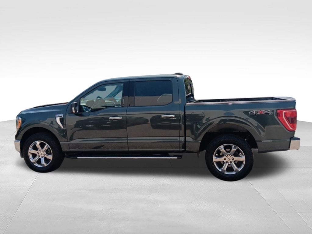 2021 Ford F-150 — rear three-quarter view