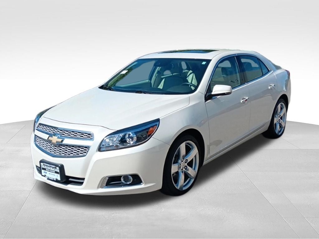 2013 Chevrolet Malibu — rear three-quarter view