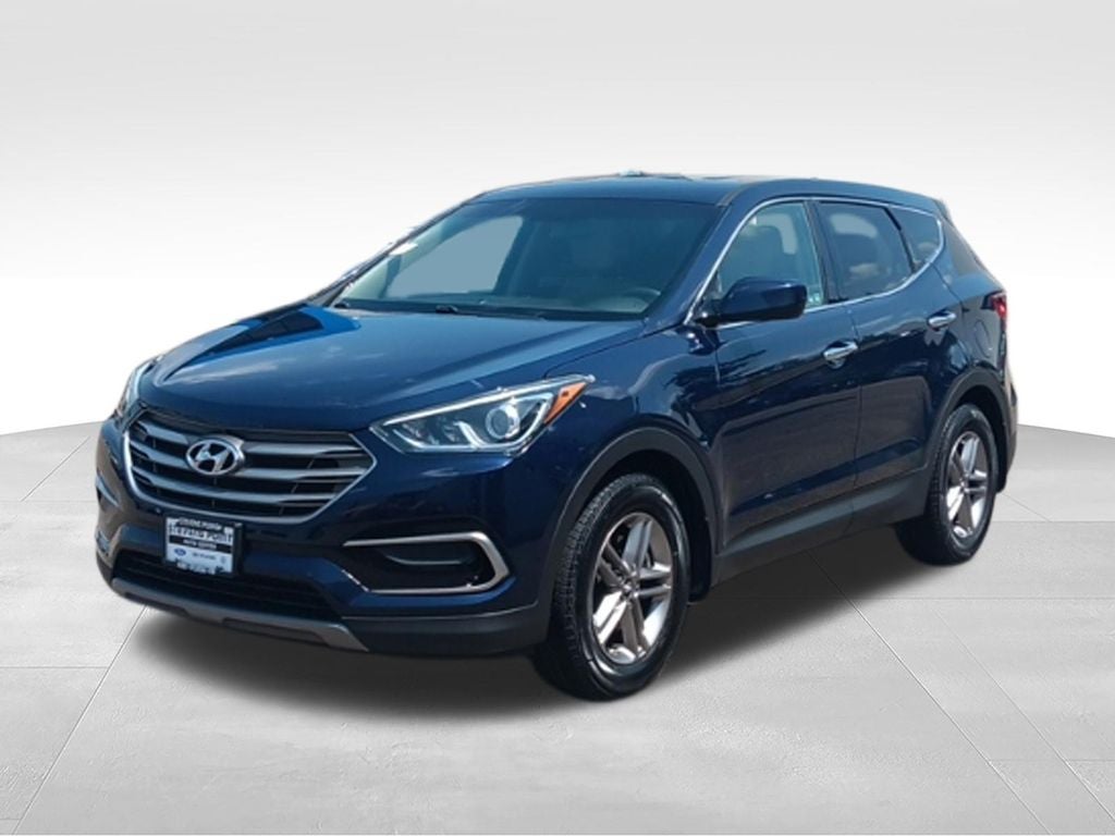 2017 Hyundai Santa Fe Sport — rear three-quarter view
